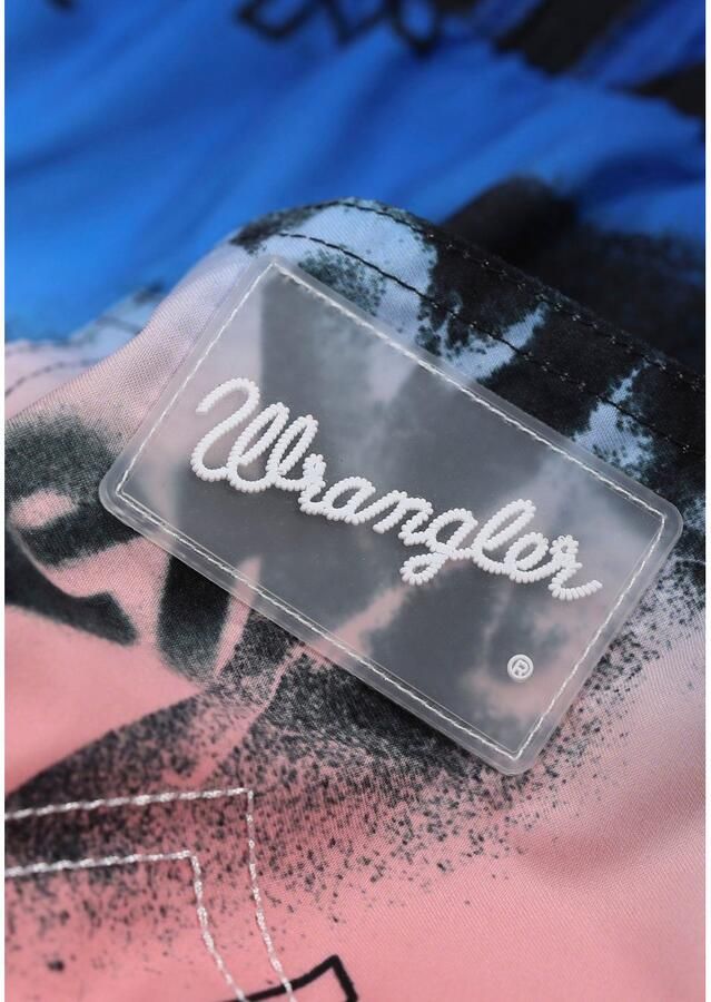 Wrangler Zwemshort Sundial All-over logo-opschrift - Foto 2