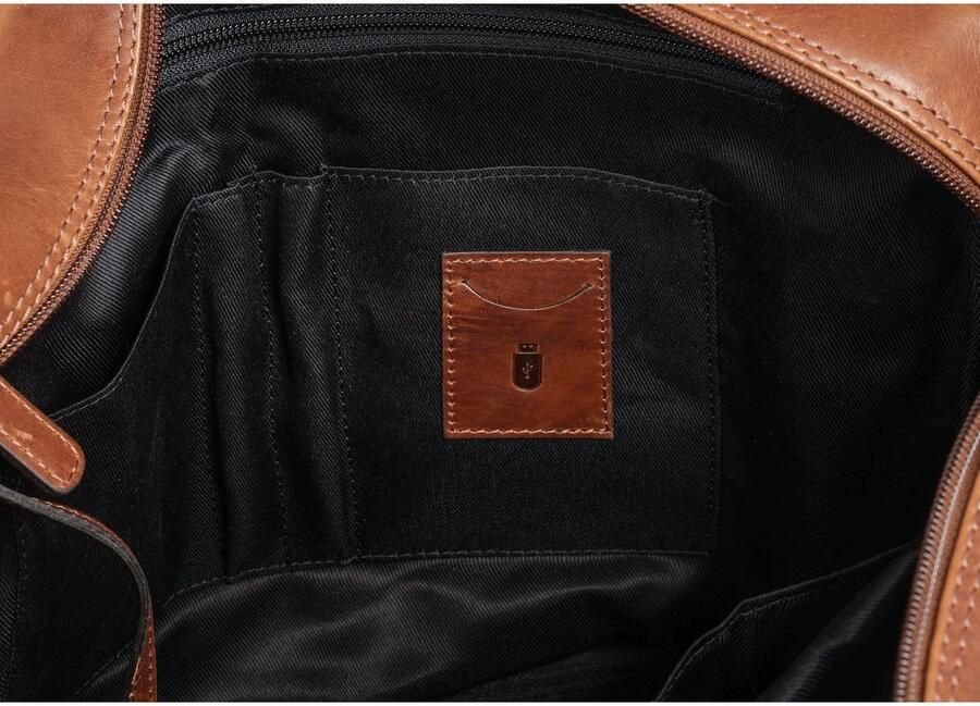 X-Zone Aktetas echt leder (1-delig) - Foto 4