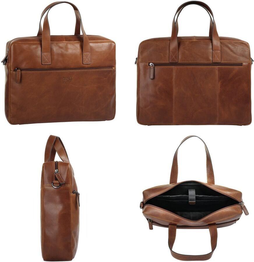 X-Zone Aktetas echt leder (1-delig)