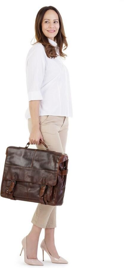 X-Zone Aktetas echt leder - Foto 6