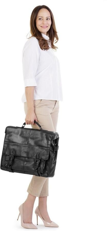 X-Zone Aktetas echt leder - Foto 7