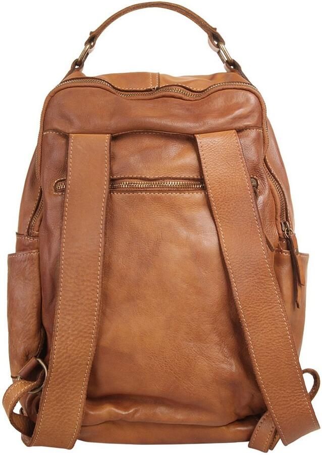 X-Zone Laptoprugzak echt leer made in italy - Foto 3