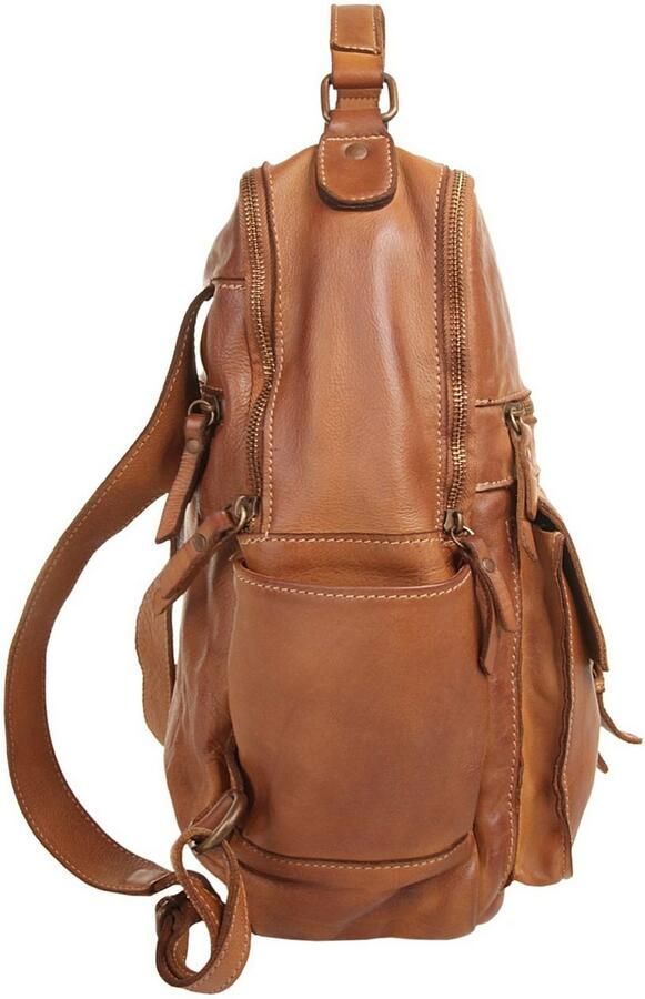 X-Zone Laptoprugzak echt leer made in italy - Foto 5