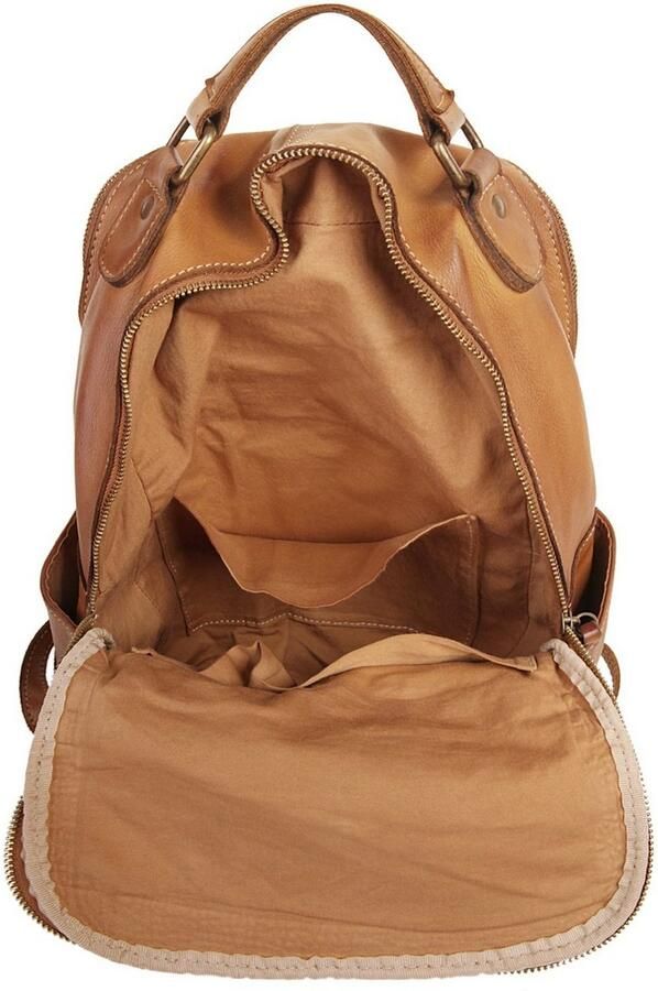 X-Zone Laptoprugzak echt leer made in italy - Foto 4