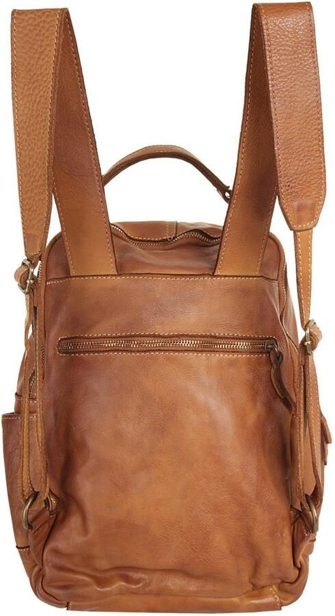 X-Zone Laptoprugzak echt leer made in italy - Foto 6