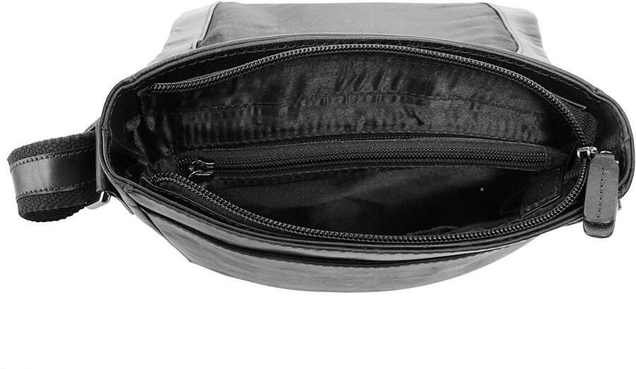 X-Zone Schoudertas echt leder - Foto 3