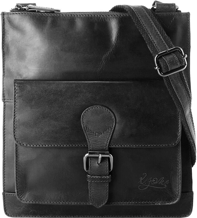 X-Zone Schoudertas echt leder - Foto 7