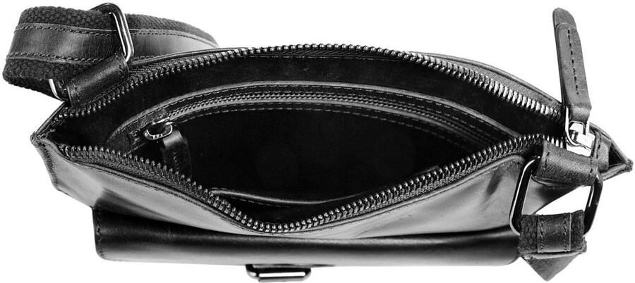 X-Zone Schoudertas echt leder - Foto 4