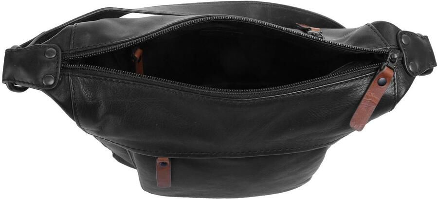 X-Zone Schoudertas echt leder - Foto 6