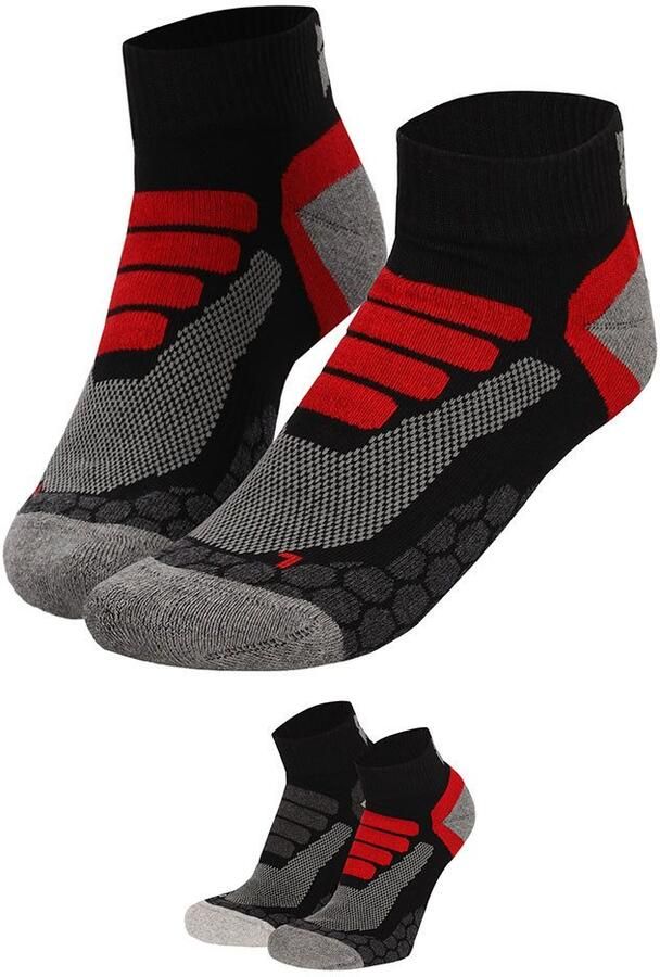 XTREME sockswear Runningsokken Unisex sport- en functionele sokken met ribstructuur (2 paar) - Foto 12