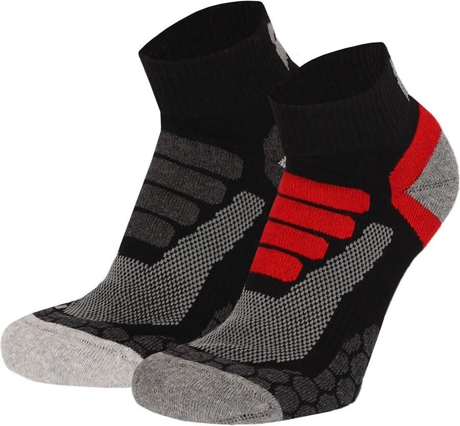 XTREME sockswear Runningsokken Unisex sport- en functionele sokken met ribstructuur (2 paar) - Foto 2