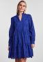 Y.A.S Blauwe Yasholi LS Jurk Dames Mini Jurk Blue Dames - Thumbnail 2