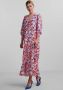 Y.A.S Yasalira Lange Jurk in Roze Multicolor Dames - Thumbnail 3