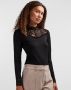 Y.A.S Shirt met lange mouwen YASBLACE LS TOP S. NOOS - Thumbnail 1