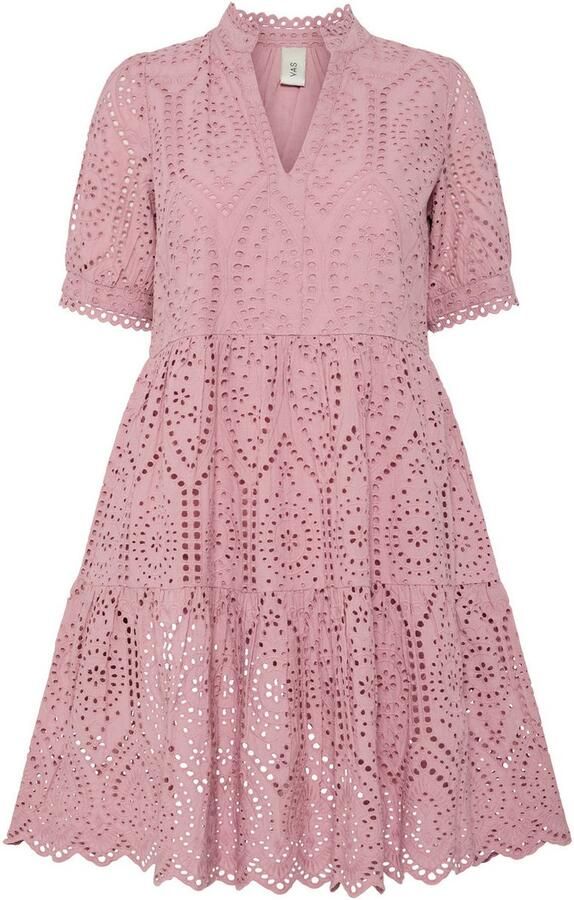 YAS Mini-jurk met broderie anglaise model 'Holi' - Foto 6