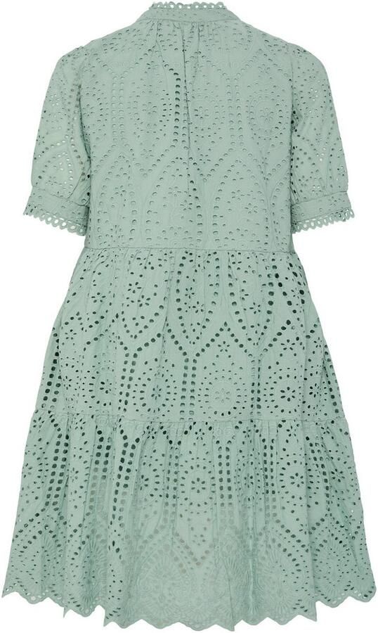 YAS Mini-jurk met broderie anglaise model 'Holi' - Foto 4