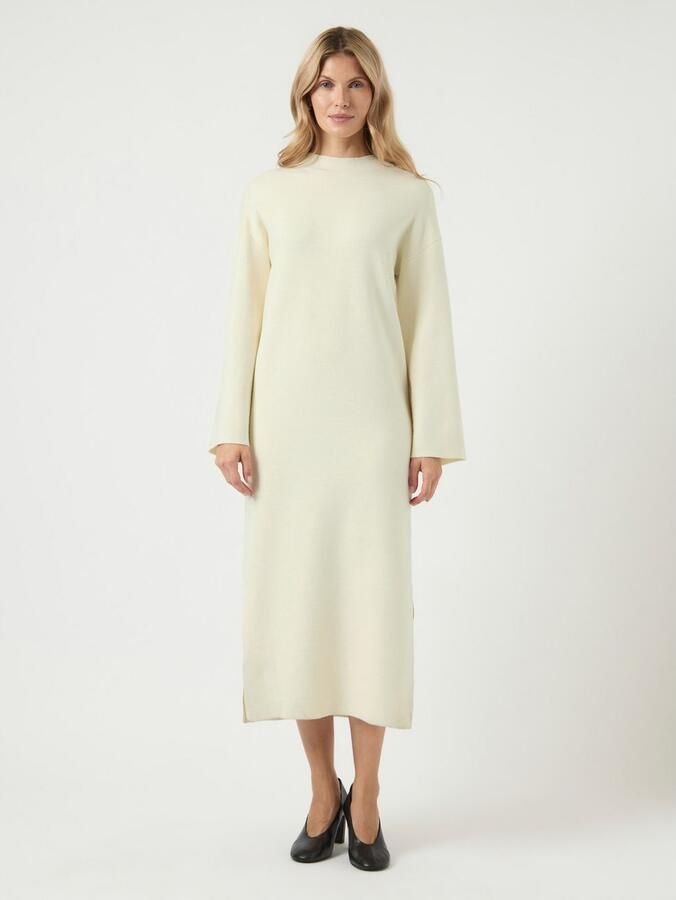 Y.A.S Gebreide jurk YASELMA LS LONG KNIT DRESS S. NOOS - Foto 4