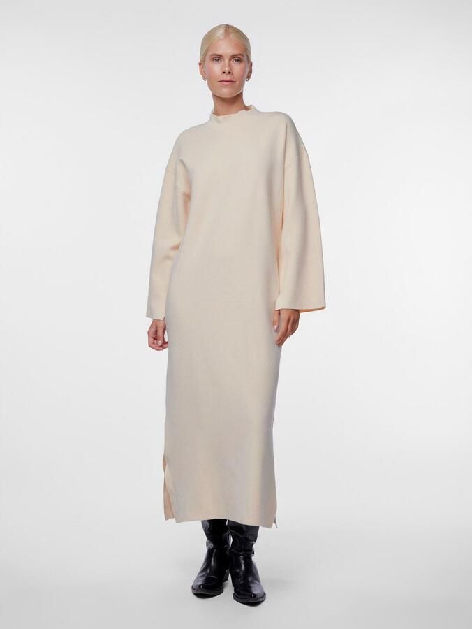 Y.A.S Gebreide jurk YASELMA LS LONG KNIT DRESS S. NOOS - Foto 5