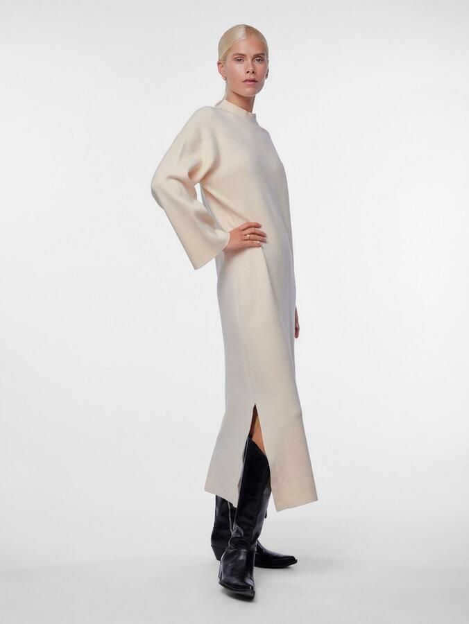 Y.A.S Gebreide jurk YASELMA LS LONG KNIT DRESS S. NOOS - Foto 6