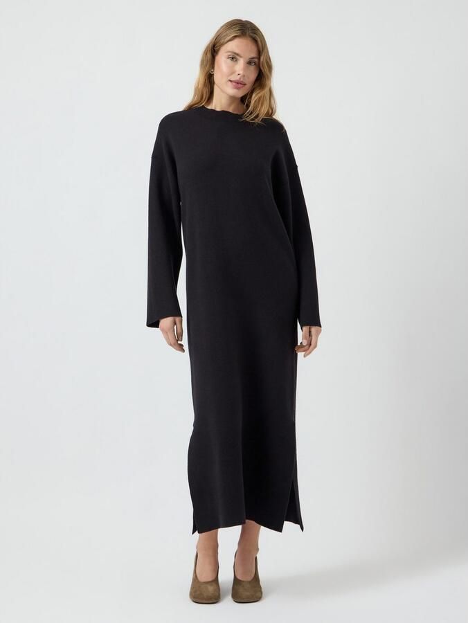 Y.A.S Gebreide jurk YASELMA LS LONG KNIT DRESS S. NOOS - Foto 6