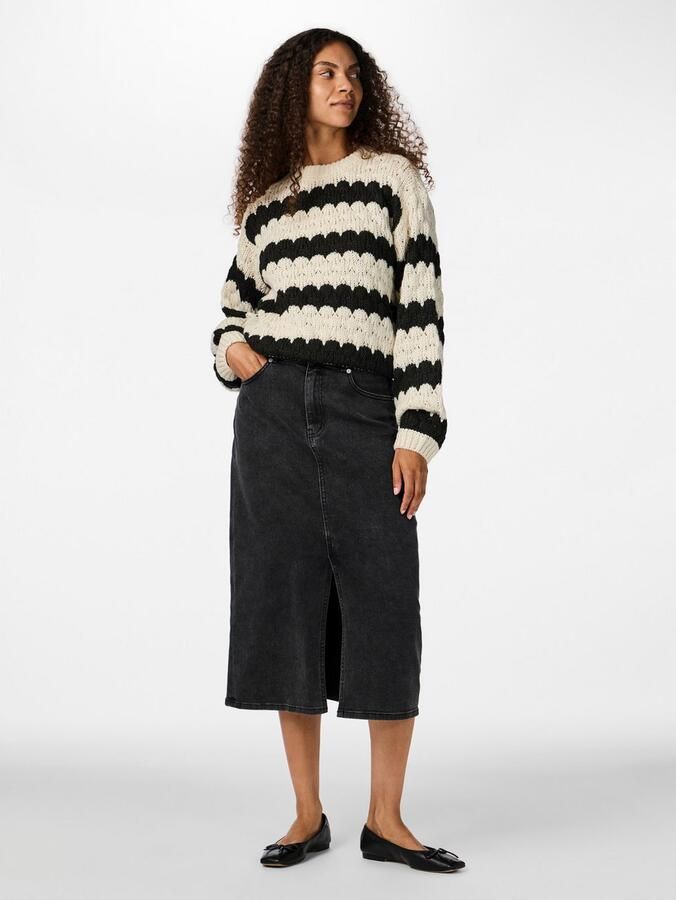 Y.A.S. Dames Truien & Vesten Yasbubba Ls Knit Pullover Wit - Foto 2