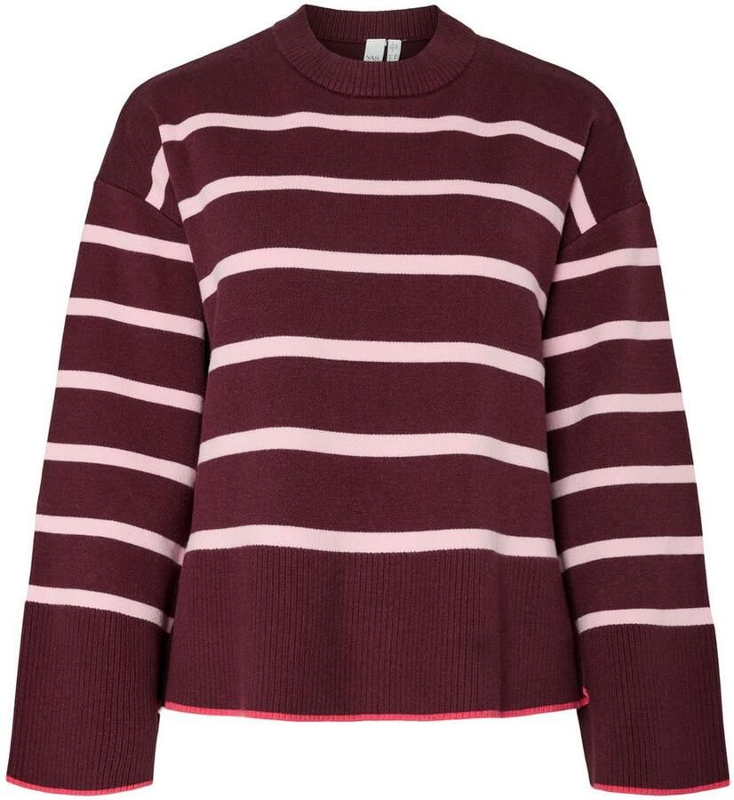 Y.A.S Gebreide trui YASELMA LS KNIT PULLOVER NOOS