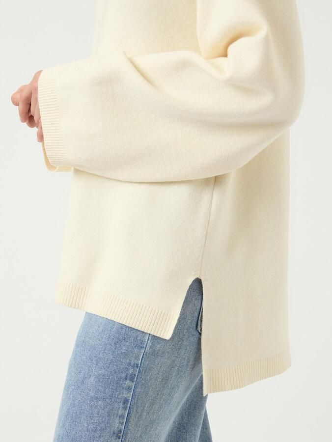 Y.A.S Gebreide trui YASELMA LS V-NECK KNIT PULLOVER S. NOOS - Foto 2