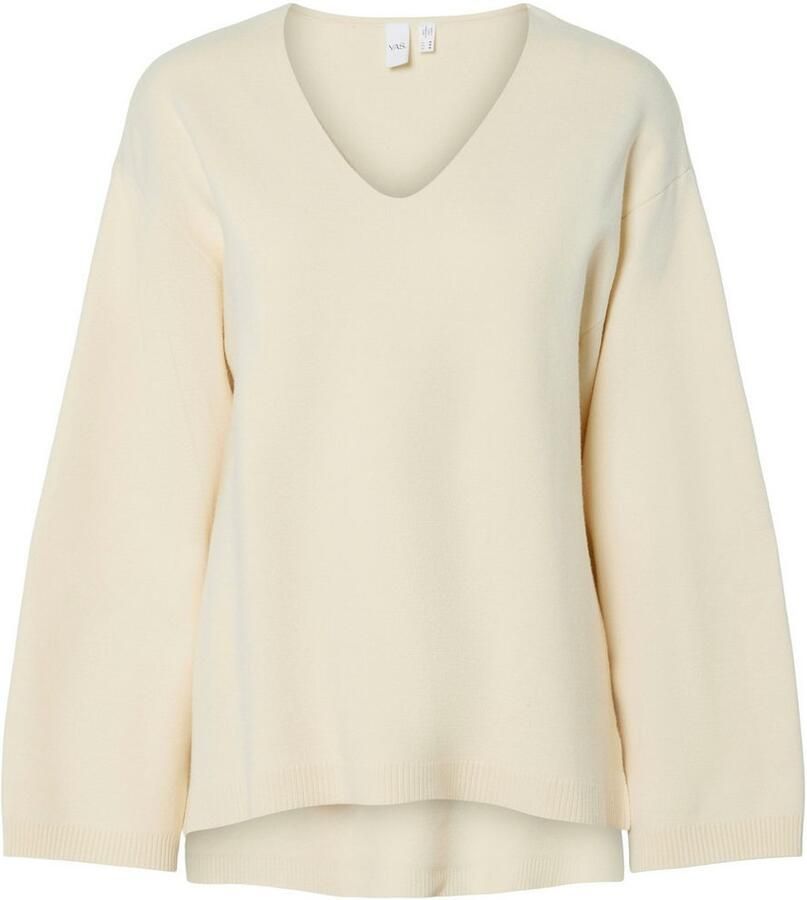 Y.A.S Gebreide trui YASELMA LS V-NECK KNIT PULLOVER S. NOOS