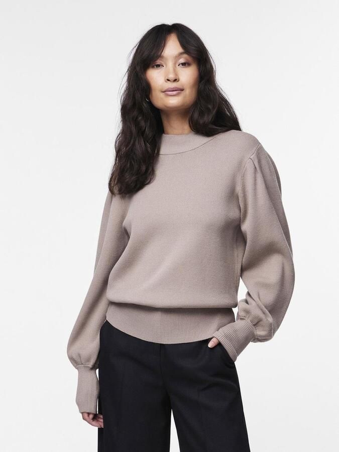 Y.A.S. Dames Truien & Vesten Yasfonny Ls Knit Pullover Creme - Foto 5