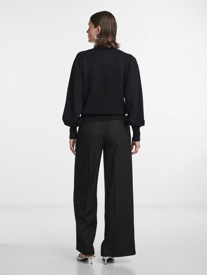 Y.A.S. Dames Truien & Vesten Yasfonny Ls Knit Pullover Zwart - Foto 4