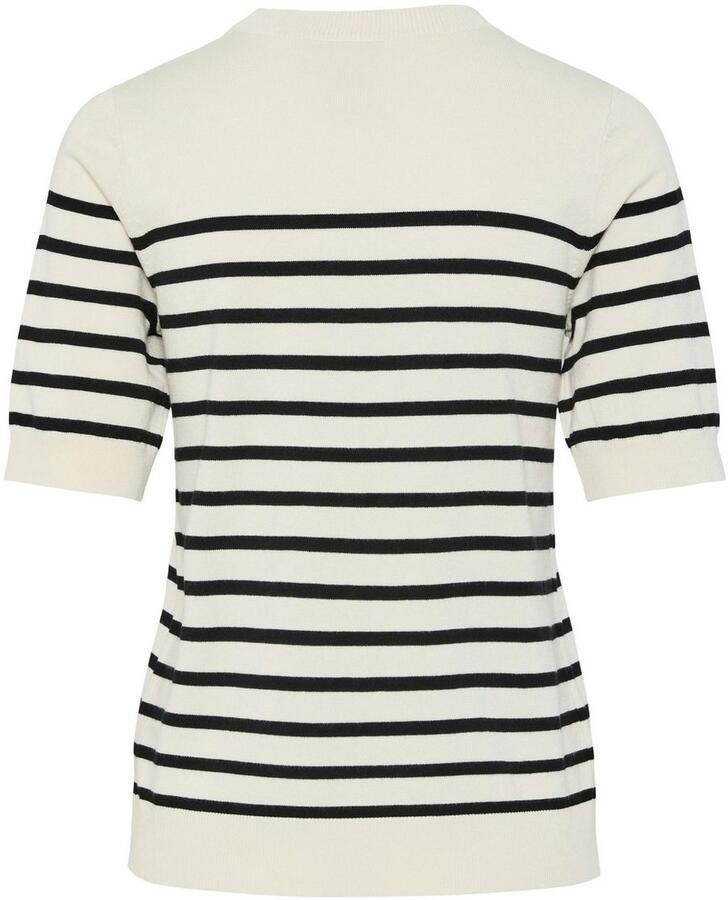 Y.A.S. Dames Tops & T-shirts Yaslena Ss Knit Pullover S. Noos Gebroken Wit