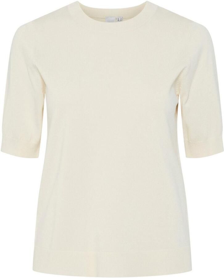 Y.A.S. Dames Truien & Vesten Yaslena Ss Knit Pullover S. Noos Gebroken Wit