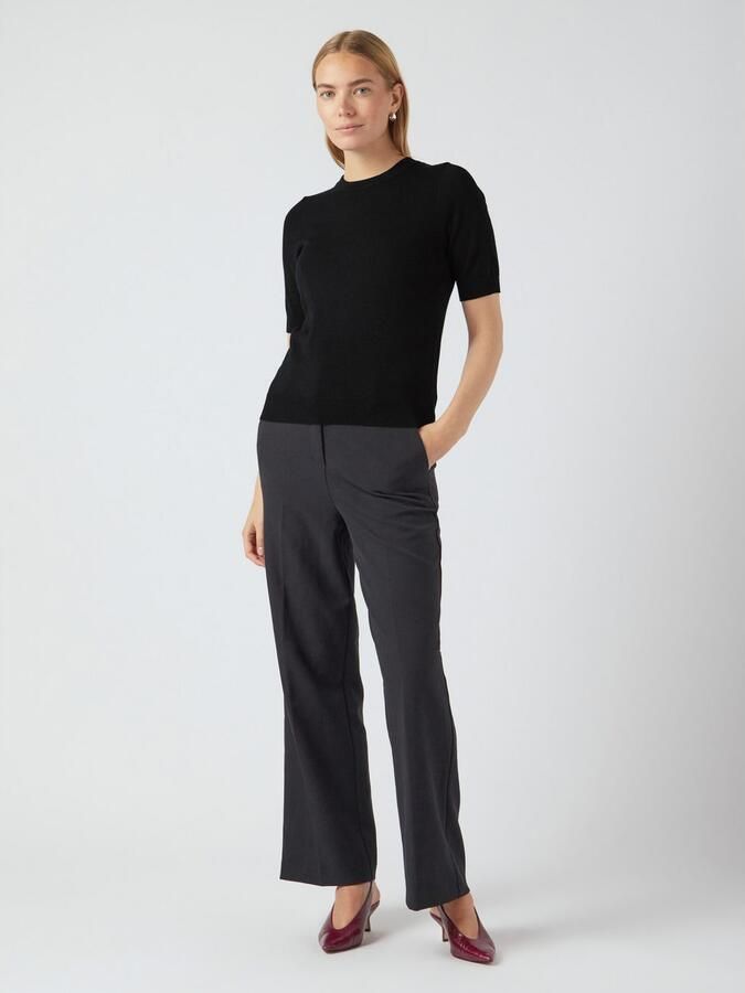 Y.A.S. Dames Tops & T-shirts Yaslena Ss Knit Pullover S. Noos Zwart - Foto 8