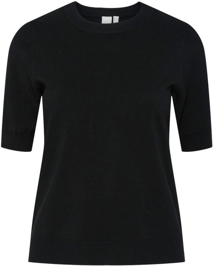 Y.A.S. Dames Tops & T-shirts Yaslena Ss Knit Pullover S. Noos Zwart - Foto 5