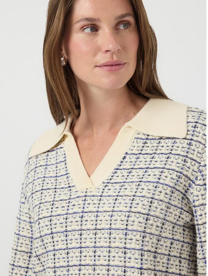 Y.A.S Gebreide trui YASLIVIA LS V-NECK KNIT PULLOVER NOOS - Foto 2