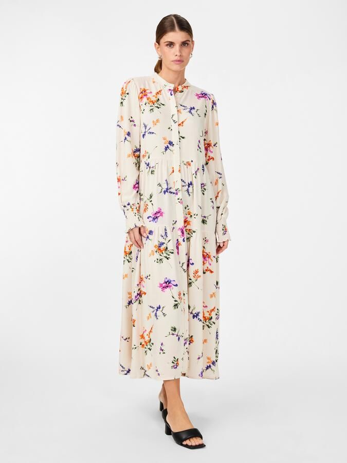Y.A.S Gedessineerde jurk YASASINA LS LONG SHIRT DRESS S. NOOS - Foto 6