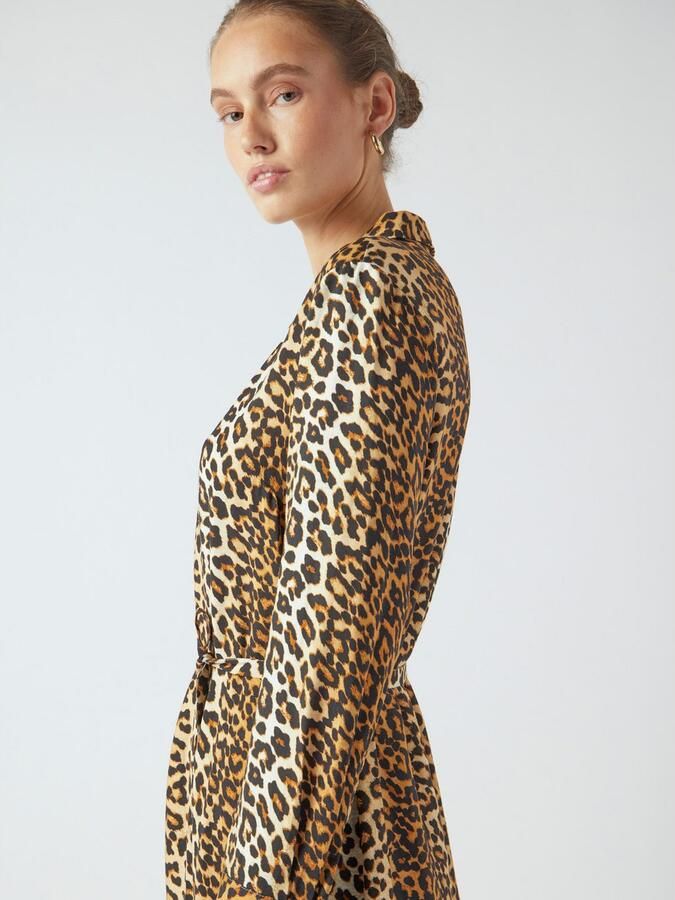 Y.A.S Jurk met overhemdkraag YASKAYA LS LONG SHIRT DRESS S. NOOS - Foto 3