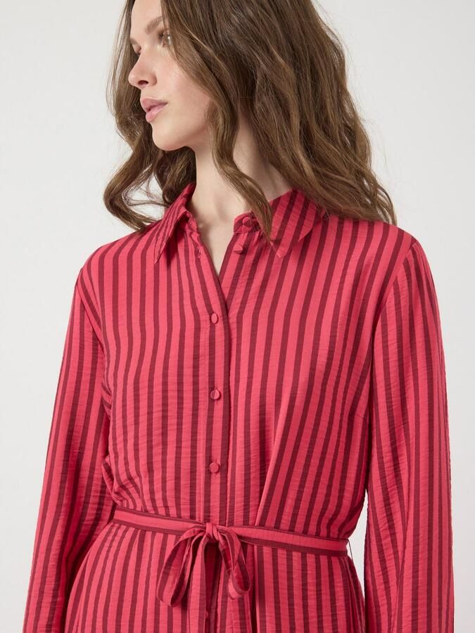 Y.A.S Jurk met overhemdkraag YASKAYA LS LONG SHIRT DRESS S. NOOS - Foto 3