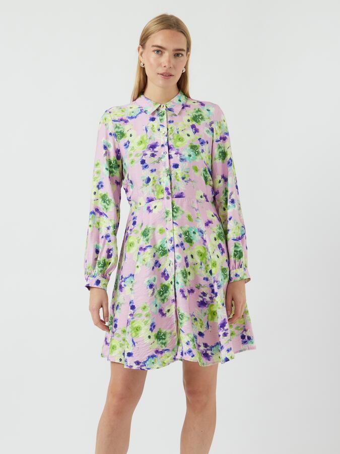 Y.A.S Jurk met overhemdkraag YASKAYA LS SHIRT DRESS S. NOOS - Foto 4