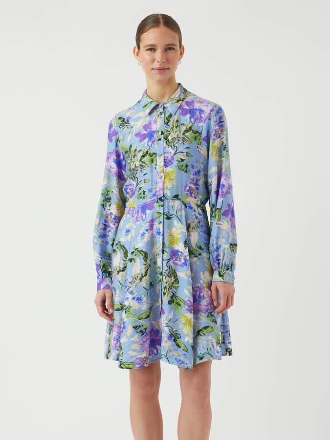 Y.A.S Jurk met overhemdkraag YASKAYA LS SHIRT DRESS S. NOOS - Foto 4