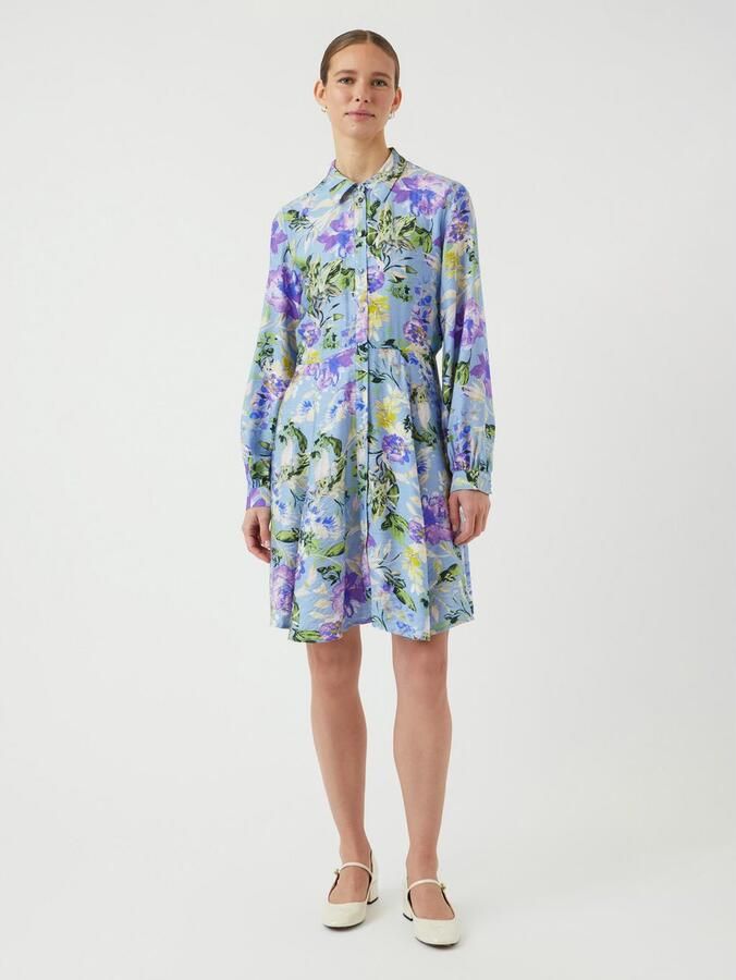 Y.A.S Jurk met overhemdkraag YASKAYA LS SHIRT DRESS S. NOOS - Foto 3