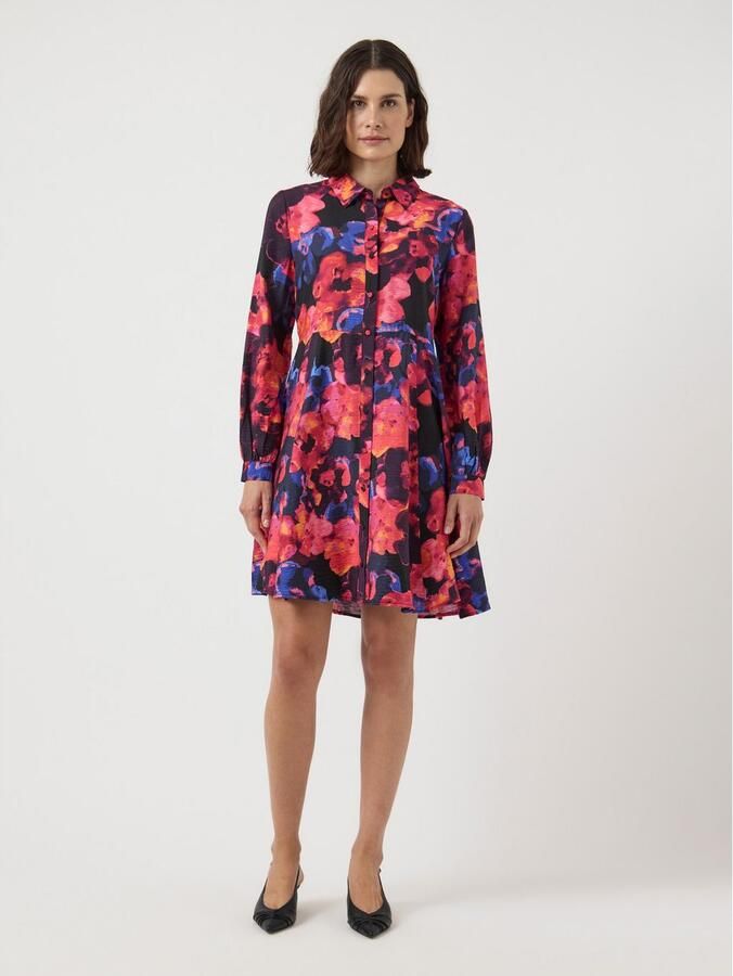 Y.A.S Jurk met overhemdkraag YASKAYA LS SHIRT DRESS S. NOOS - Foto 3