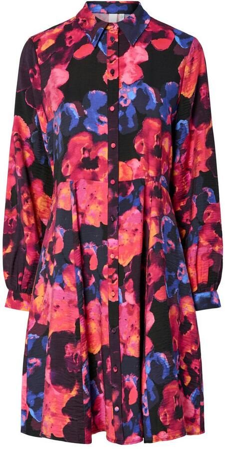 Y.A.S Jurk met overhemdkraag YASKAYA LS SHIRT DRESS S. NOOS - Foto 4