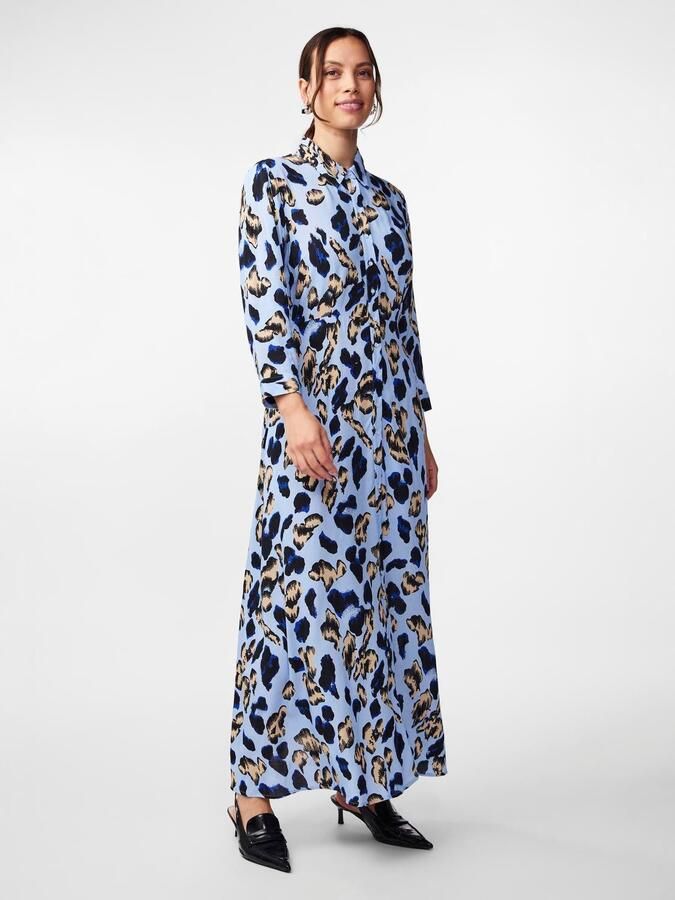 Y.A.S Jurk met overhemdkraag YASSAVANNA LONG SHIRT DRESS - Foto 6