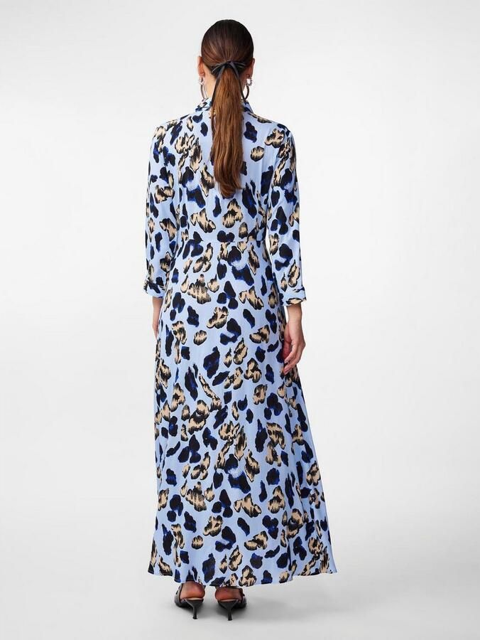 Y.A.S Jurk met overhemdkraag YASSAVANNA LONG SHIRT DRESS - Foto 2