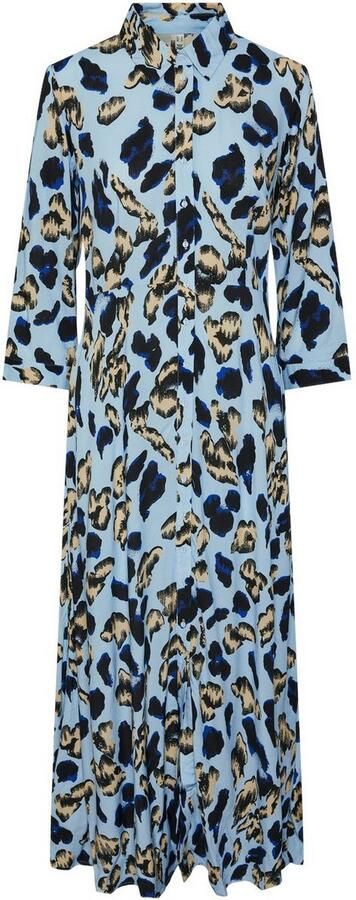 Y.A.S Jurk met overhemdkraag YASSAVANNA LONG SHIRT DRESS - Foto 5