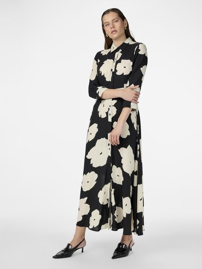Y.A.S Jurk met overhemdkraag YASSAVANNA LONG SHIRT DRESS - Foto 12