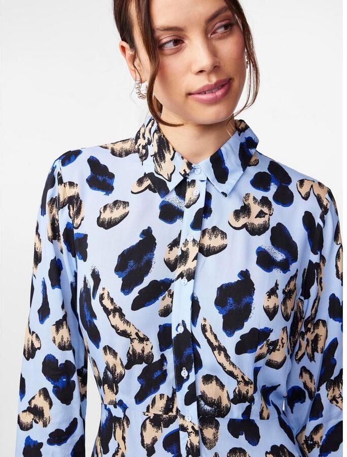 Y.A.S Jurk met overhemdkraag YASSAVANNA LONG SHIRT DRESS