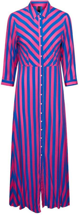 Y.A.S Jurk met overhemdkraag YASSAVANNA LONG SHIRT DRESS - Foto 3