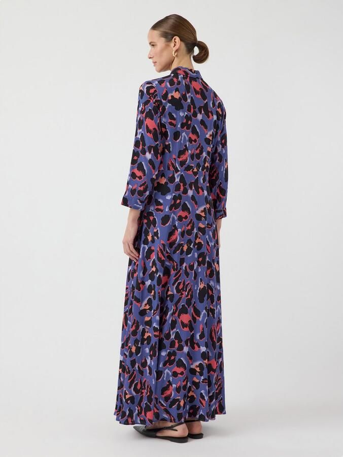 Y.A.S Jurk met overhemdkraag YASSAVANNA LONG SHIRT DRESS - Foto 5